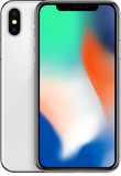 Apple iPhone X 64GB Silver (MQAD2)