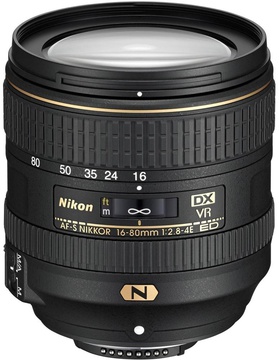 Nikon AF-S DX VR Nikkor 16-80mm f/2,8-4E ED (UA)