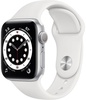 Apple Watch Series 6 40mm Silver Aluminum Case with White Sport Band (MG283)