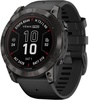 Garmin Fenix 7X Pro Sapphire Solar Carbon G. DLC Tit. with Black Band (010-02778-10/11/54)