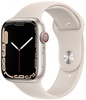 Apple Watch Series 7 GPS + Cellular 45mm Starlight Aluminum Case With Starlight Sport Band (MKJ83)
