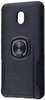 Simple Case Leather Design Case With Ring for Xiaomi Redmi 8A Black