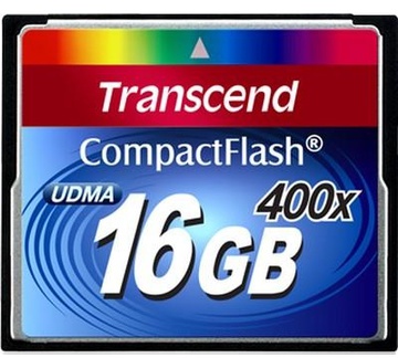 Transcend 16 GB 400X CompactFlash Card TS16GCF400