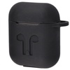 Simple Case Silicone Black for Apple AirPods (with Logo)