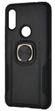 Simple Case Leather Design Case With Ring for Xiaomi Note 8 Black