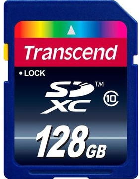 Transcend 128 GB SDXC class 10 TS128GSDXC10