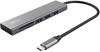 Trust Halyx Fast USB-C Hub & Card reader Aluminium (24191)