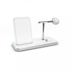 Zens Stand + Dock + Watch Aluminium Wireless Charger 10W White (ZEDC07W/00)