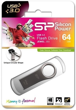 Silicon Power 64 GB Jewel J80 3.0 Titanium SP064GBUF3J80V1T