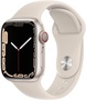 Apple Watch Series 10 GPS 46mm Rose Gold Aluminum Case With Light Blush Sport Band - S/M (MWWT3)
