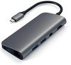 Satechi Aluminum Type-C Multimedia Adapter Space Gray (ST-TCMM8PAM)