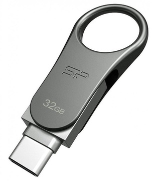 Silicon Power 32 GB Mobile C80 Silver SP032GBUC3C80V1S