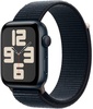 Apple Watch SE 2 GPS 44mm Midnight Aluminium Case with Midnight Sport Loop (MREA3)