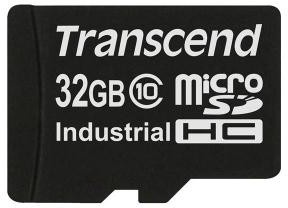Transcend 32 GB microSDHC class 10 Industrial TS32GUSDC10I