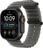 Apple Watch Ultra 4 Black Titanium Case with Translucent Black Ocean Band (MJAY4)