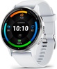 Garmin Venu 3 Silver Stainless Steel Bezel with Whitestone Case and Silicone Band (010-02784-00/50)