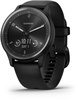 Garmin Vivomove Sport Black Case and S. Band w. Slate Accents (010-02566-00)