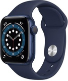 Apple Watch Series 6 40mm Blue Aluminum Case with Deep Navy Sport Band (MG143)