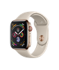 Apple Watch Series 4 GPS + Cellular 44mm Gold Stainless Steel Case with Stone Sport Band (MTV72, MTX42)