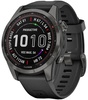 Garmin Fenix 7S Sapphire Solar Carbon G. DLC Titanium w. Black Band (010-02539-24/25)