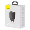 Baseus Compact Quick Charger 20W QC+ PD (1Type-C + 1USB) Black (CCXJ-B01)
