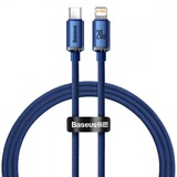 Baseus Crystal Shine Series Fast Charging Type-C to Lightning (1.2m) Blue