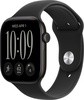 Apple Watch Series 12 GPS 46mm Black Aluminum Case with Black Sport Band S/M (MJEK4)