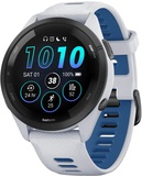 Garmin Forerunner 265 Black Bezel w. Whitestone Case and Whitestone/Tidal Blue S. Band (010-02810-01/11/51)