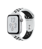 Apple Watch Nike+ Series 4 GPS 44mm Silver Aluminum Case with Pure Platinum/Black Nike Sport Band (MU6K2)