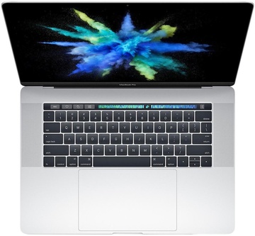 Apple MacBook Pro 15" with Touch Bar and Touch ID Silver (Z0T6000FZ) 2016