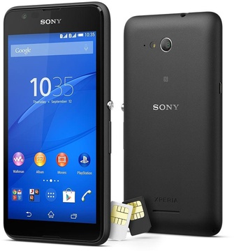 Sony Xperia E4 Dual D2115 Black
