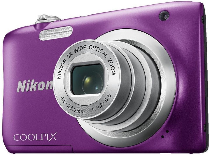 Nikon COOLPIX パープル 4.6-23.0mm Компактный фотоаппарат Nikon Coolpix A100 Purple купить в Киеве