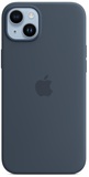 Apple iPhone 14 Plus Silicone Case with Magsafe Stormblue (high copy)