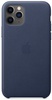 Apple iPhone 11 Pro Leather Case Midnight Blue (high copy)