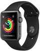 Apple Watch Series 3 GPS 42mm Space Gray Aluminum w. Black Sport B. - Space Gray (MQL12)