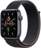 Apple Watch SE GPS + Cellular 44mm Space Gray Aluminum Case with Charcoal Sport Loop (MYEU2, MYF12)