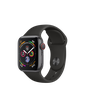 Apple Watch Series 4 GPS + Cellular 40mm Space Gray Aluminum Case with Black Sport Band (MTUG2, MTVD2)