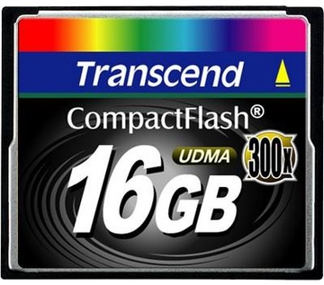 Transcend 16 GB 300X CompactFlash Card TS16GCF300