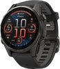 Garmin Fenix 8 43mm AMOLED Sapphire Carbon Gray DLC Tit. w. Black/Pebble Gray S. Band (010-02903-20/21)