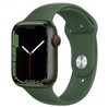 Apple Watch Series 7 GPS + Cellular 45mm Green Aluminum Case with Clover Sport Band (MKJ93, MKJR3)