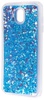 Simple Case Silicone Water Sequins for Samsung Galaxy J7 2017 Blue