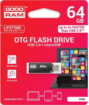 GOODRAM 64 GB Twin Black (OTN3-0640K0R11)