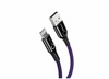 Baseus C-shaped Light Intelligent power-off Cable 2.4A 1M Purple (CALCD-05)
