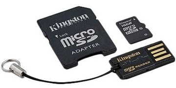 Kingston 16 GB microSDHC class 10 Mobility Kit MBLY10G2/16GB