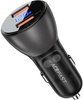 Acefast B7 Fast Charge Car Charger 45W Black (AFB7B)