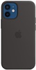 Apple iPhone 12 mini Silicone Case with MagSafe Black (MHKX3) (high copy)