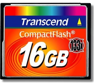 Transcend 16 GB 133X CompactFlash Card TS16GCF133