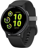 Garmin vivoactive 5 Slate Aluminum Bezel with Black Case and Silicone Band (010-02862-10)