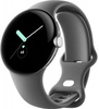 Google Pixel Watch LTE Polished Silver Case/Charcoal Active Band