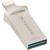 Transcend 64 GB USB 3.1/Lightning JetDrive Go 500 Silver (TS64GJDG500S)